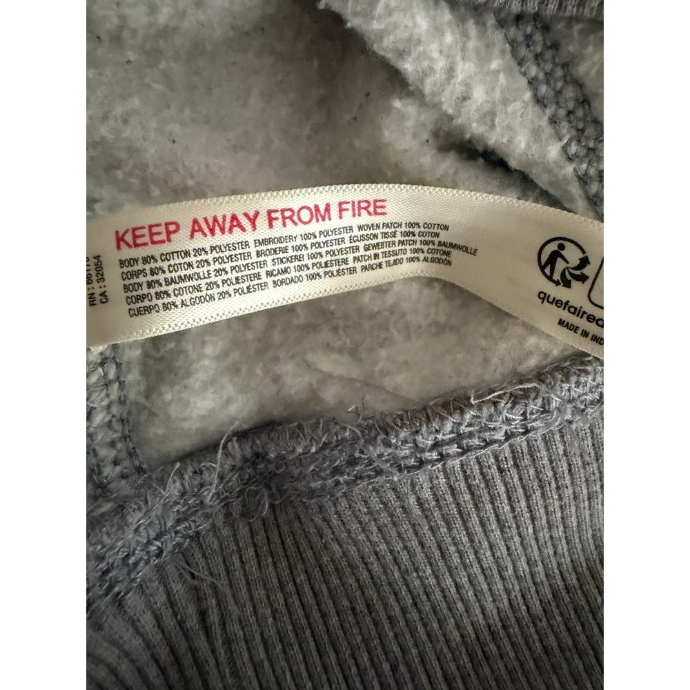 Free People Movement "At My Best" Embroidered Hoodie Grey Women's Size Small - Picture 13 of 13
